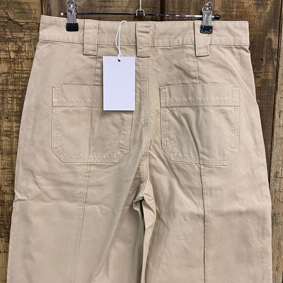 NWT HELSA Workwear Oversized Pants Taupe khaki wide leg Revolve M - Picture 12 of 15